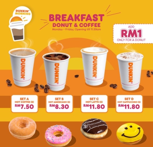 Dunkin Malaysia Offers February 2024