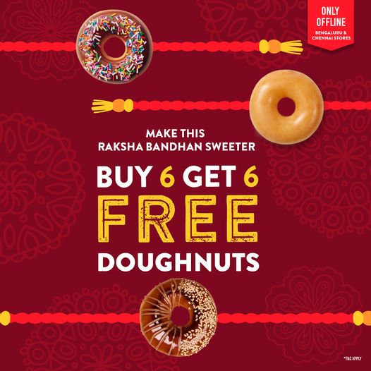 Krispy Kreme India Raksha Bandhan offer