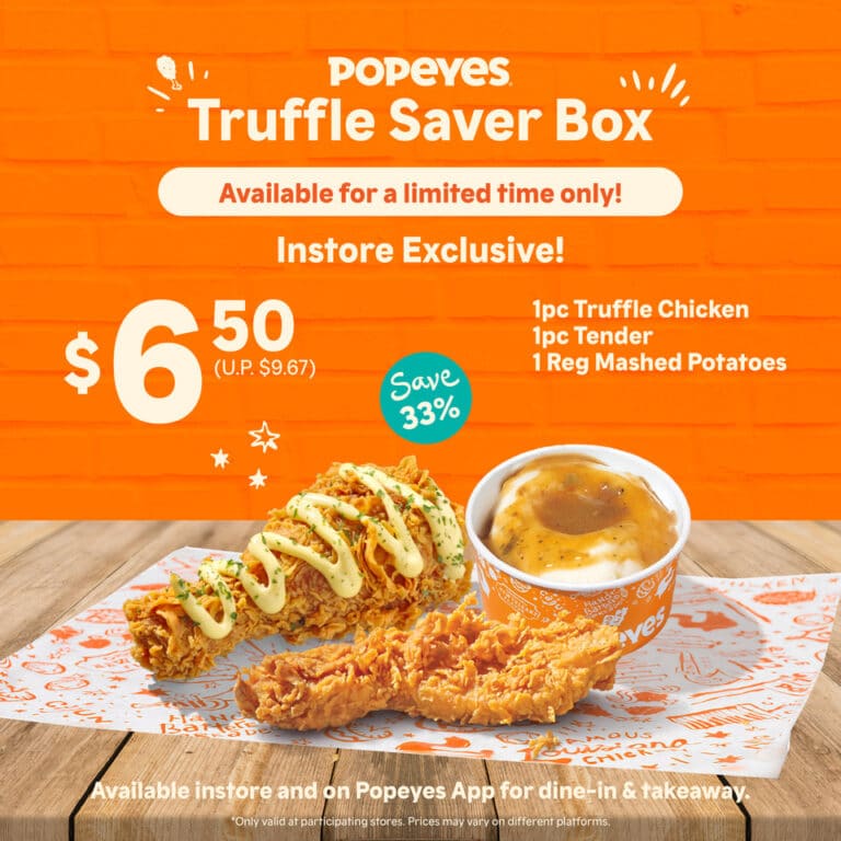 Popeyes Singapore Limited Period offer