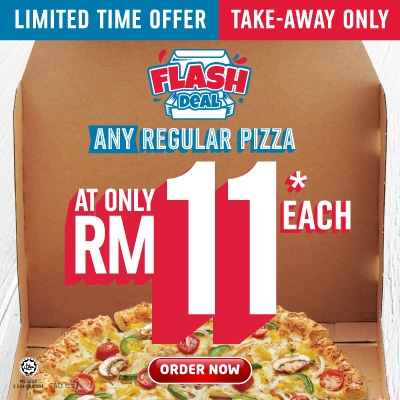 Domino’s Pizza Malaysia- Flash deal