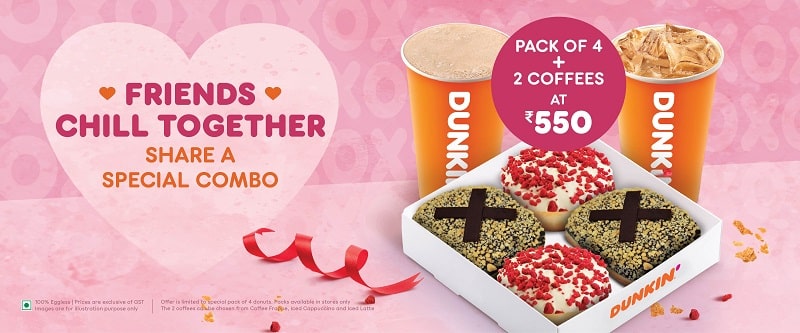 Dunkin India Special Combo offer