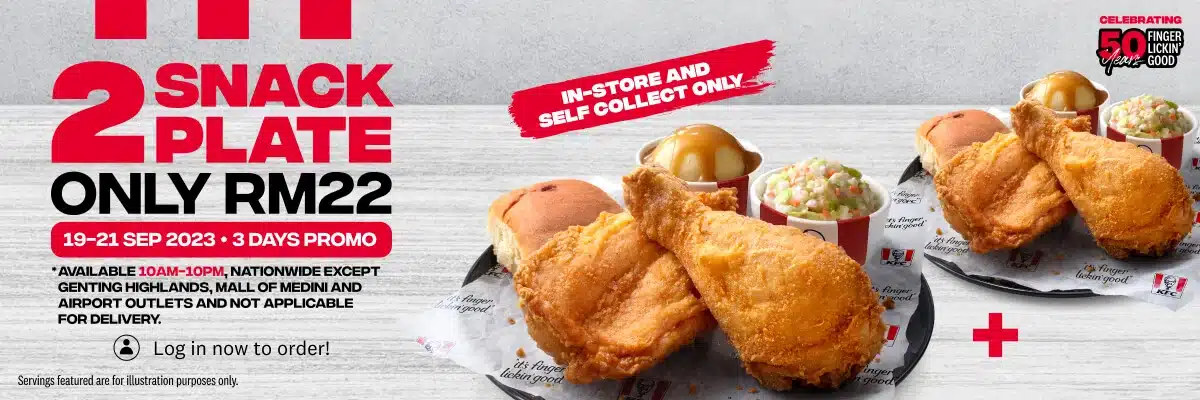KFC Malaysia 3 days only offer