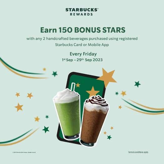 Starbucks Malaysia Rewards member offer