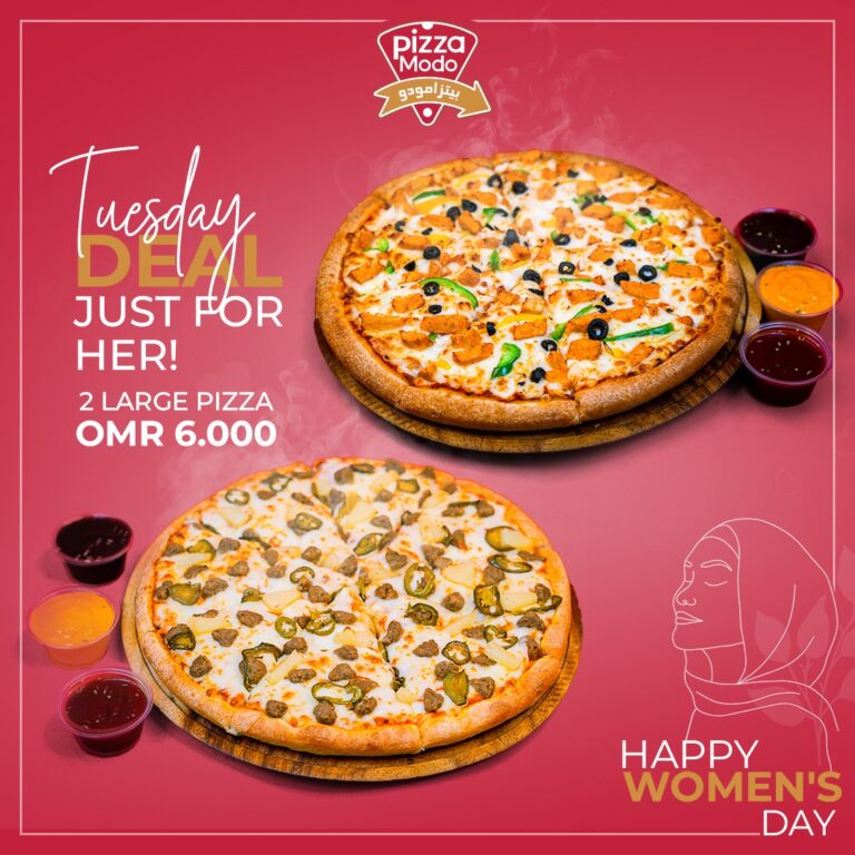 Pizza Modo Oman Women’s day offer