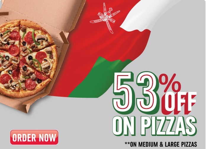 Domino’s Pizza Oman National day offer